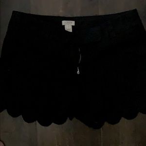 J crew scalloped shorts